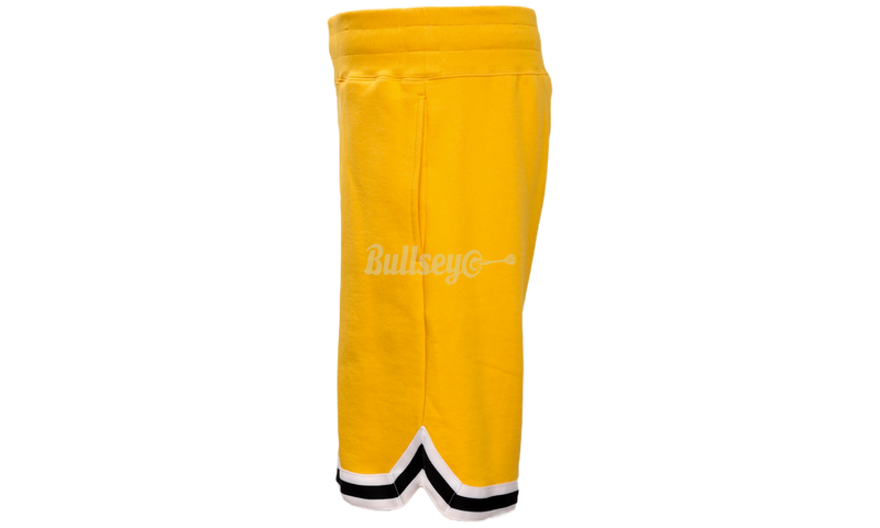 BAPE Yellow Basketball Sweat Shorts