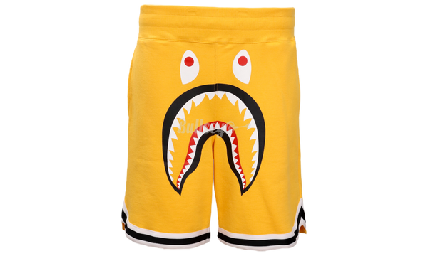 BAPE Yellow Basketball Sweat Shorts-Sliders and Sandals 77