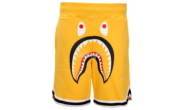 BAPE Yellow Basketball Sweat Shorts-Bullseye Sneaker footwear-accessories Boutique