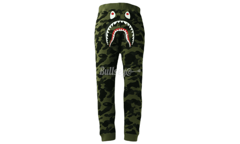 BAPE Swarovski Shark full zip hoodie Red x 1st camo green A Bathing Ape  Size L 