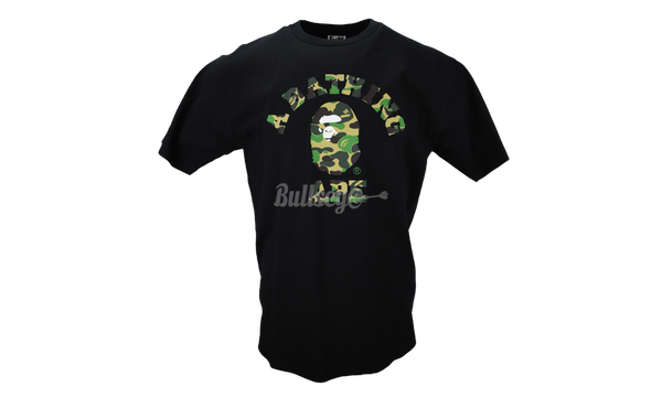 Bape ABC Black/Green Camo College T-Shirt-Bullseye printed Sneaker Boutique