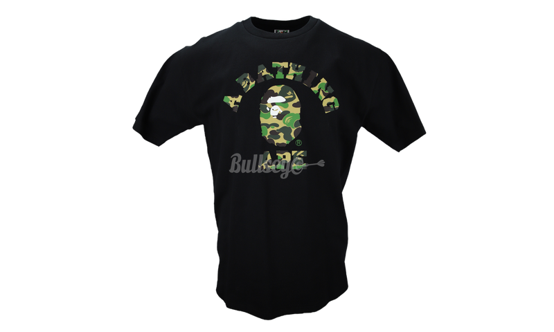 Bape ABC Black/Green Camo College T-Shirt-pink and gray adidas nordstrom shoes sandals