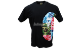 Bape ABC Crazy Camo Side Big Ape Head Black T-Shirt-Urlfreeze Sneakers Sale Online