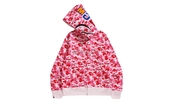 Bape ABC Pink Camo Shark Full Zip Hoodie-Urlfreeze Sneakers Sale Online