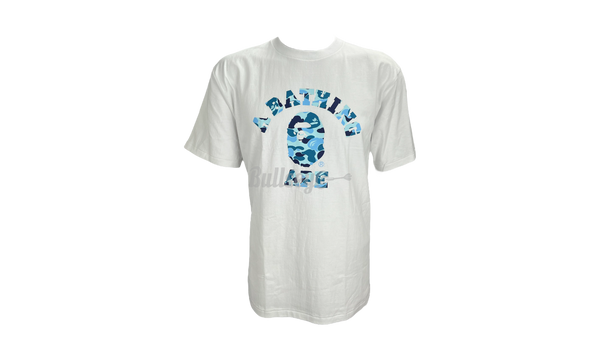Bape ABC White/Blue Camo College T-Shirt-Air Jordan 1 High Ajko 1985 Airkeung88