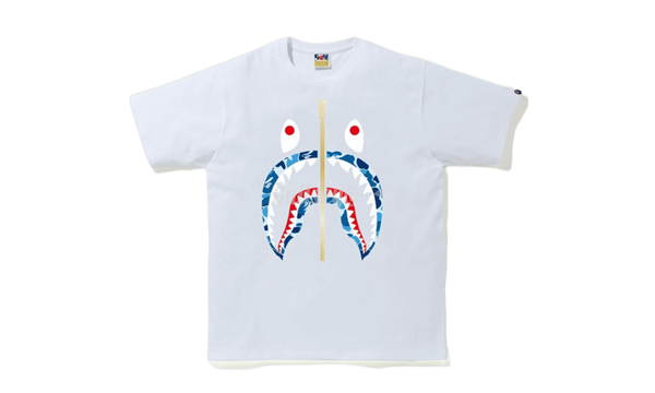 Bape ABC White/Blue Camo Shark T-Shirt-Bullseye Sneaker FILA Boutique