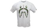 Bape ABC White/Green Camo Shark T-Shirt-Urlfreeze Sneakers Sale Online