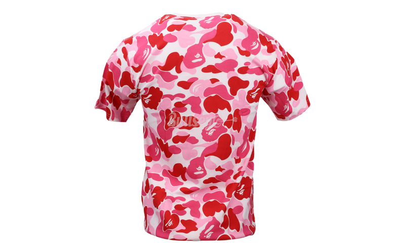 Bape Big ABC Camo A Bathing Ape T-Shirt Pink