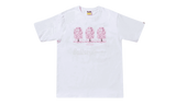 Bape Sakura Tri-Tree White/Pink T-Shirt - sneakers favela clove