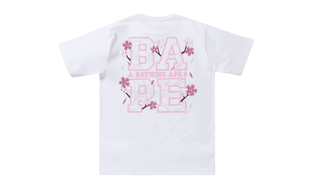 Bape Sakura Tri-Tree White/Pink T-Shirt - Bullseye entrenamiento