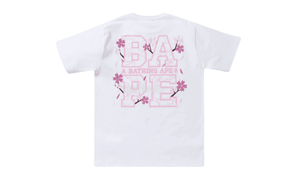 Bape Sakura Tri-Tree White/Pink T-Shirt-Cybille 003 leather sandals Schwarz