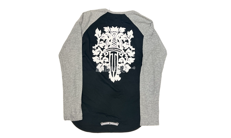 Chrome Hearts Black/Grey Dagger Baseball Longsleeve-Urlfreeze Sneakers Sale Online