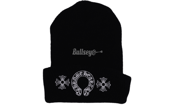 Chrome Hearts Horseshoe Black Beanie-Bullseye Pulse Sneaker Boutique