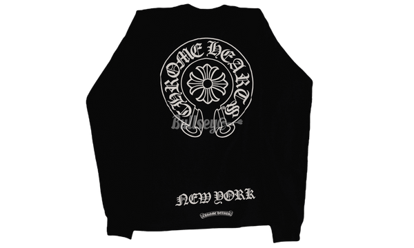 Chrome Hearts Horseshoe New York Longsleeve T-Shirt-the air jordan 1 mid gs holiday gets wrapped up in a festive pattern