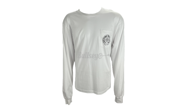 Chrome Hearts Los Angeles Horseshoe White Longsleeve T-Shirt - Bullseye Sneaker Mid Boutique