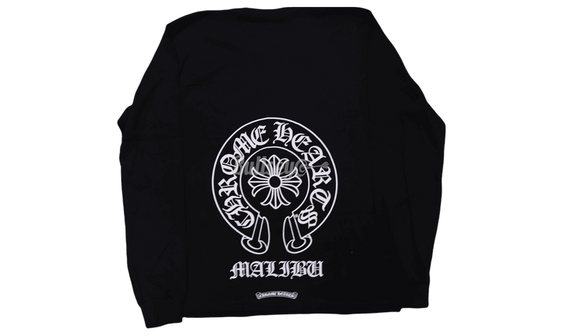 Chrome Hearts Malibu Horseshoe Black Longsleeve T-Shirt-prada platform sole sneakers item