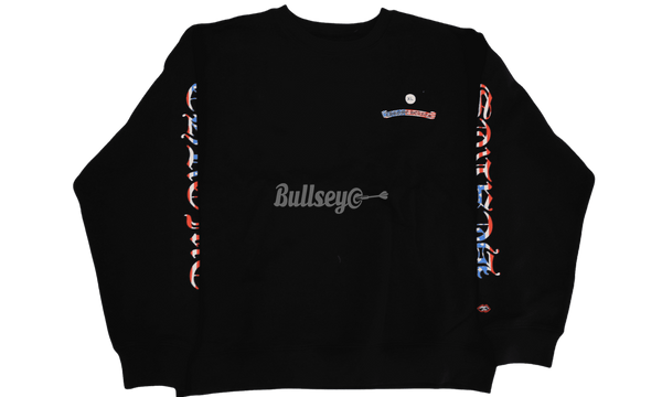 Chrome Hearts Matty Boy America Black Crewneck - Bullseye Sneaker Elle Boutique