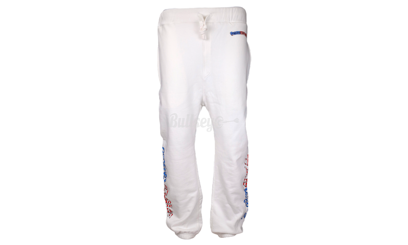 Chrome Hearts Matty Boy America White Sweatpants