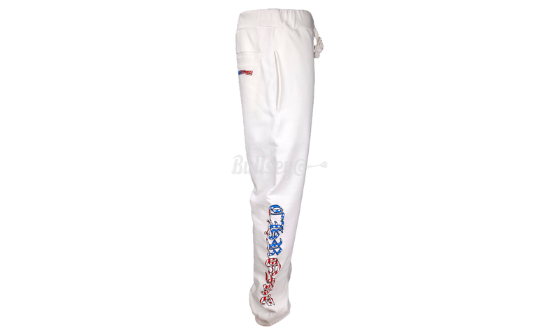 Chrome Hearts Matty Boy America White Sweatpants