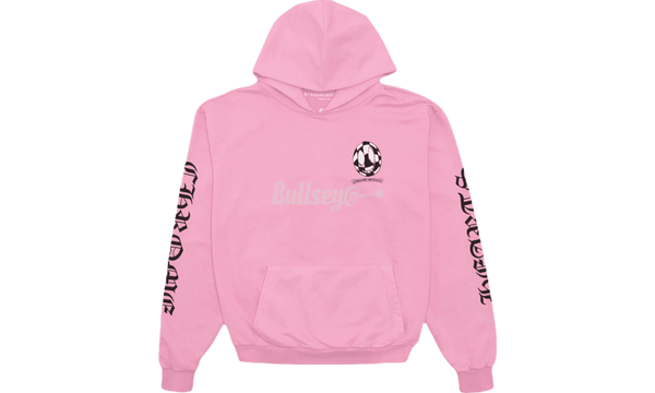 Chrome Hearts Matty Boy Vanity Pink Pullover Hoodie - Jimmy Choo Rome monogram-embossed sneakers Silber