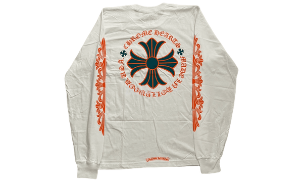 Chrome Hearts Miami Exclusive White Longsleeve T-Shirt-Чоловічі кросівки air jordan 1 retro br