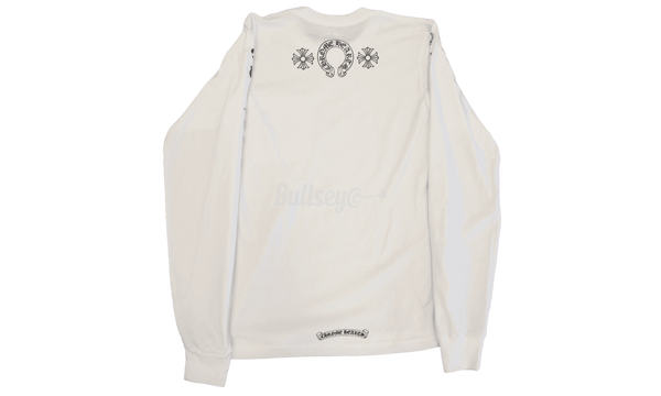 Chrome Hearts Multi-Logo Sleeve Longsleeve White T-Shirt - Bullseye Shirt Sneaker Boutique