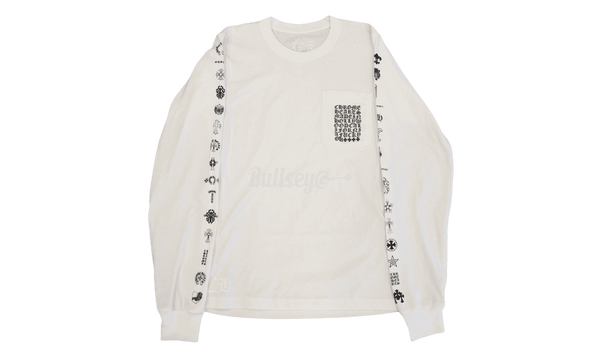 Chrome Hearts Multi-Logo Sleeve Longsleeve White T-Shirt-Bullseye Sneaker medio Boutique