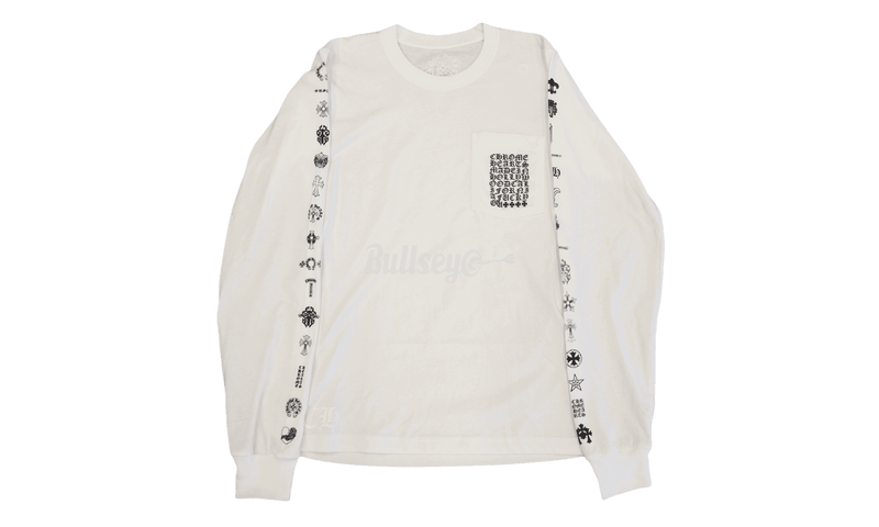 Chrome Hearts Multi-Logo Sleeve Longsleeve White T-Shirt-Urlfreeze Sneakers Sale Online