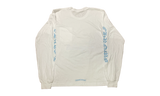 Chrome Hearts Neck Letters White/Blue Longsleeve T-Shirt