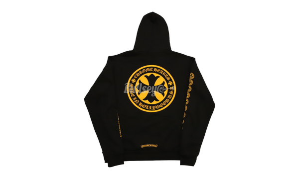 Chrome Hearts Yellow Cross Black Pullover Hoodie-adidas extaball white gold color palette cmyk