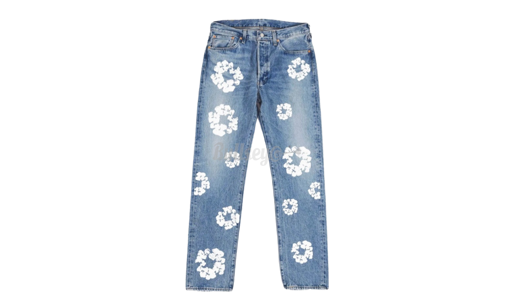 Denim Tears X Levi's Cotton Wreath Jeans Light Wash