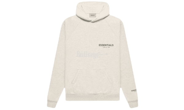 Fear Of God Essentials Pullover Hoodie "Core Collection Light Heather Oatmeal"-Bullseye Sneaker FILA Boutique