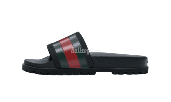 Gucci Web Slide Sandal "Black"-Bullseye Women Sneaker Boutique