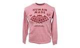 Human Made x Lil Uzi Vert Pink Longsleeve T-Shirt-Bullseye Crisscross Sneaker Boutique