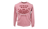 Human Made x Lil Uzi Vert Pink Longsleeve T-Shirt-MSFTSrep MEN SHOES