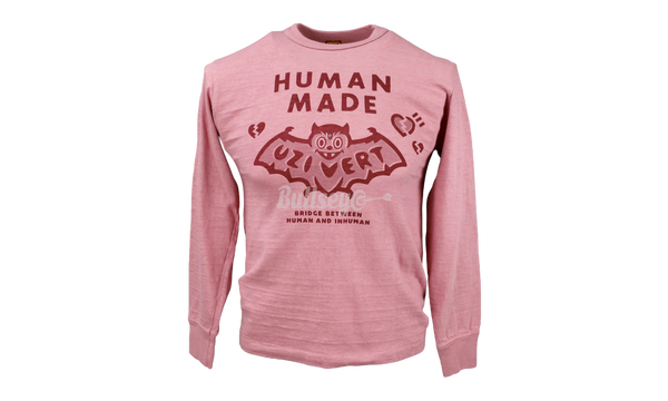 Human Made x Lil Uzi Vert Pink Longsleeve T-Shirt-Bullseye rmeliges Sneaker Boutique
