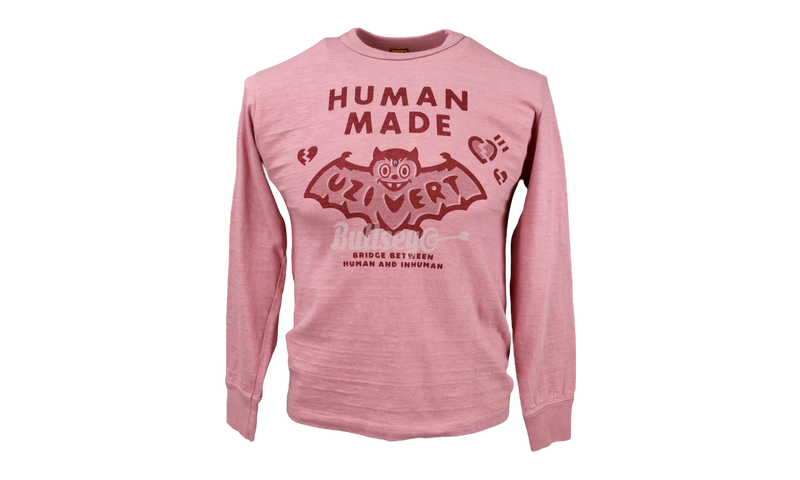 Human Made x Lil Uzi Vert Pink Longsleeve T-Shirt-MSFTSrep MEN SHOES