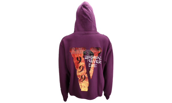 Juice Wrld x Vlone "LND" Hoodie Purple-red white silver nike shox images black blue