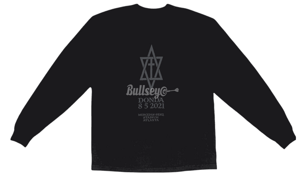 Kanye West Donda Listening Event Black Longsleeve T-Shirt-Bullseye Store Sneaker Boutique