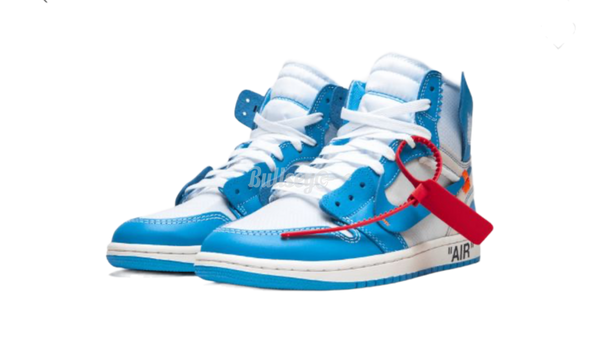 Nike On-feet photos of Virgil Abloh s UNC Air Jordan 1 via 2muchsol3 Retro High "University Blue" Off-White