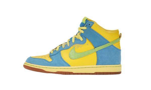 Nike SB Dunk High "Marge Simpson"-adidas extaball white gold color palette cmyk