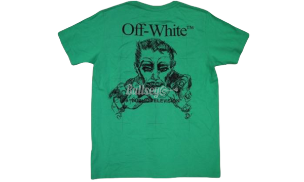 Off-White c/o Virgil Abloh Mirko Artist Green T-Shirt-adidas blauvelt green blue dress