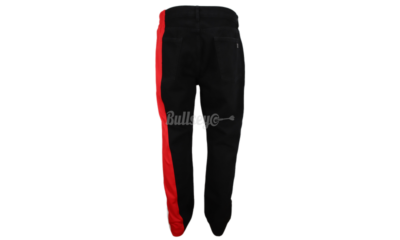 Palm Angels Black/Red Track Pants Jeans