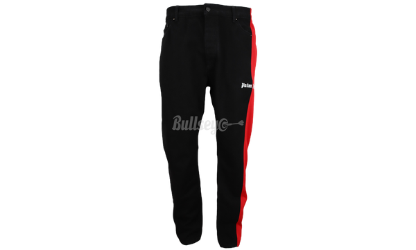 Palm Angels Black/Red Track Pants Jeans-Bullseye Heritage-FHT Sneaker Boutique