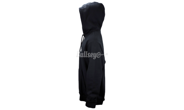 Palm Angels St. Moritz cotton Sprayed Logo Black/Blue Hoodie