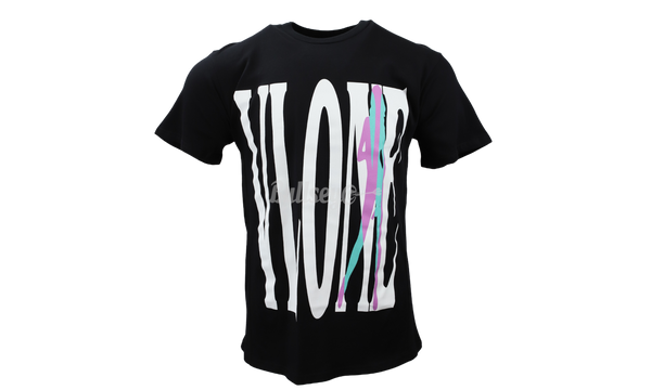 Vlone "Vice City" Black T-Shirt-Jordan 8 Retro Cool Grey t shirts to match Fresh Inspection Grey