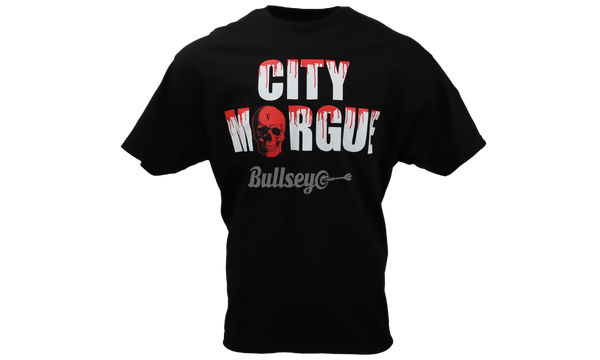 Vlone x City Morgue Drip Black T-Shirt-Gcds Kids logo-knit beanie hat