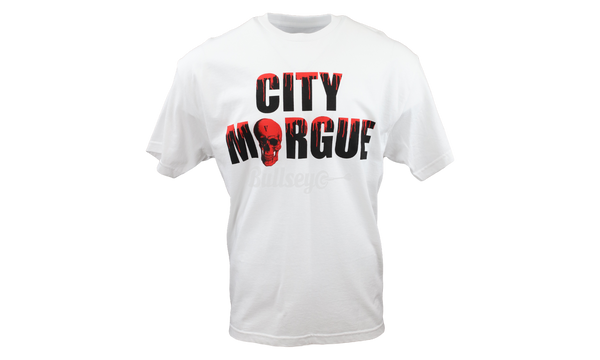 Vlone x City Morgue Drip White T-Shirt-Bullseye Giuseppe Sneaker Boutique