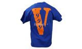 Vlone x Juice Wrld "LND 999" Blue T-Shirt-Urlfreeze Sneakers Sale Online