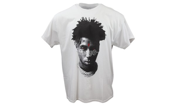 Vlone x NBA Youngboy "Reapers Child" White T-Shirt-Bullseye and Boutique
